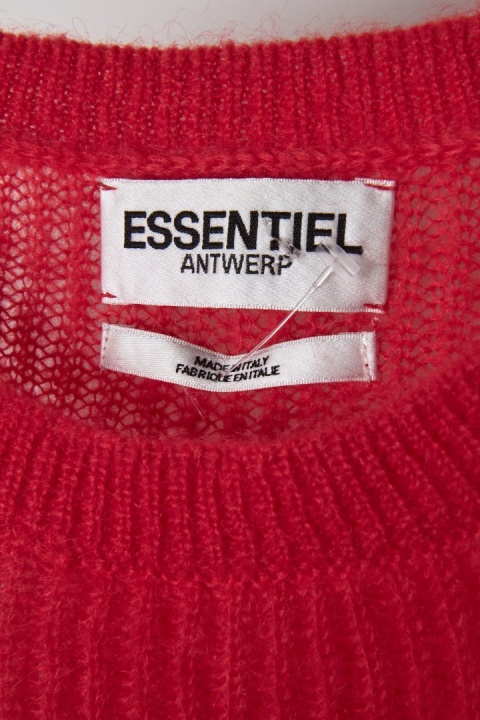 ESSENTIEL ANTWERP - mięciutka bluzka sweter otulacz ramion - S/M