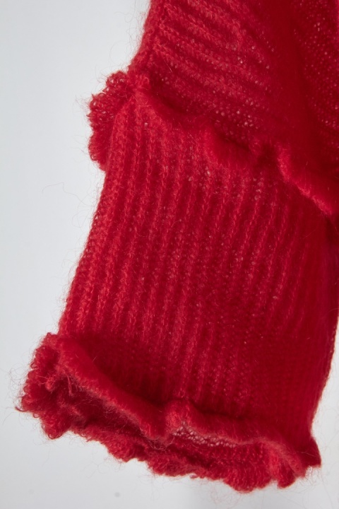 ESSENTIEL ANTWERP - mięciutka bluzka sweter otulacz ramion - S/M