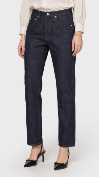 LIS LAREIDA niebanalne spodnie jeans prosty krój 34