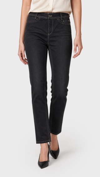 MARC CAIN - ponadczasowe spodnie jeans skinny fit antracyt - N 3 /38