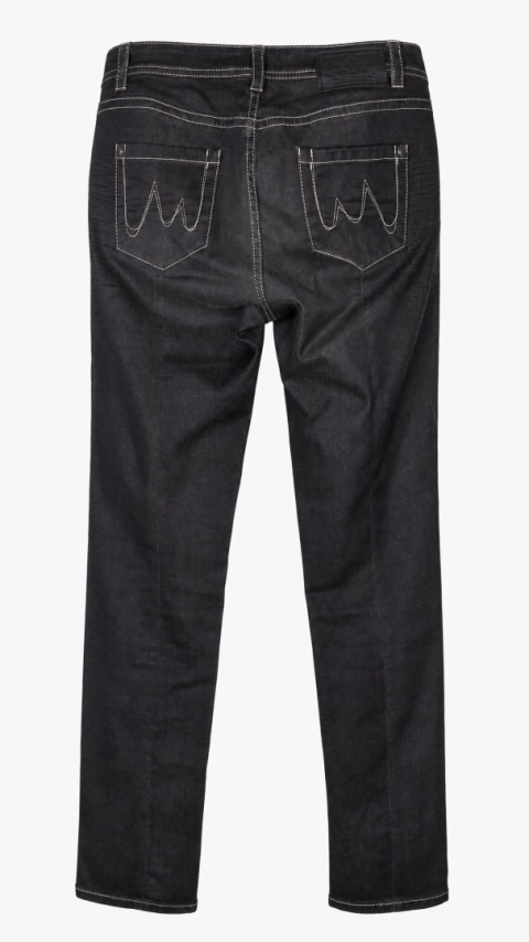 MARC CAIN - ponadczasowe spodnie jeans skinny fit antracyt - N 3 /38