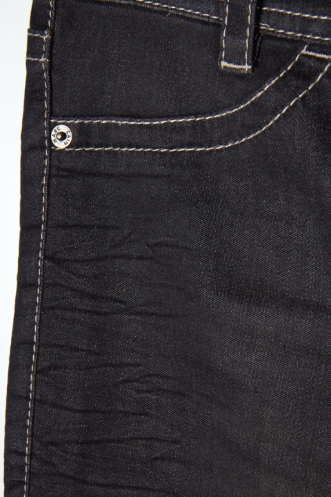 MARC CAIN - ponadczasowe spodnie jeans skinny fit antracyt - N 3 /38