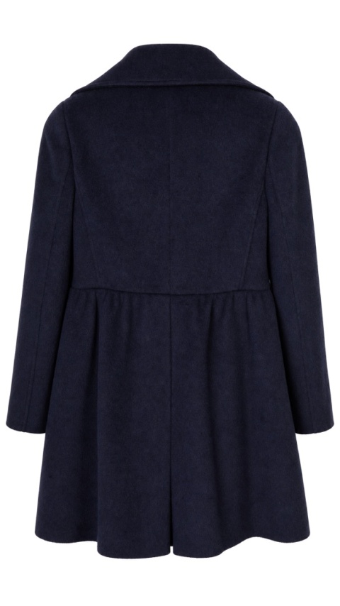 RED VALENTINO - luksusowy płaszcz alpaka wełna - S