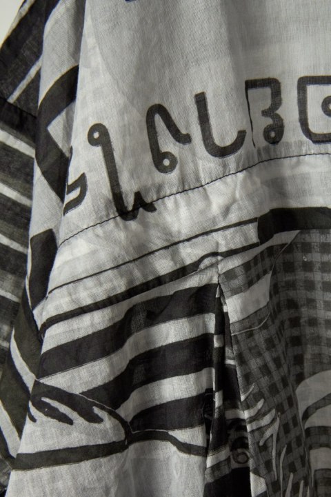 RUNDHOLZ artystyczna bluzka bawełna monochromatyczna oversize M/L/XL