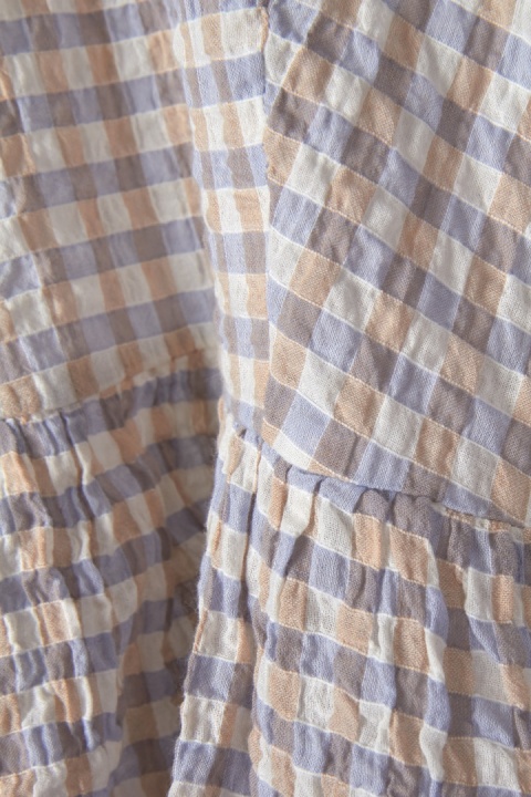 TOPSHOP - śliczna pastelowa bluzka z falbaną odkryte plecy - S