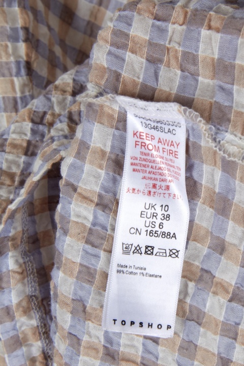 TOPSHOP - śliczna pastelowa bluzka z falbaną odkryte plecy - S
