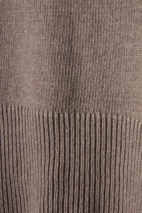 ARNE wyjątkowy sweter z domieszką wełny kakaowy kolor oversize S/M