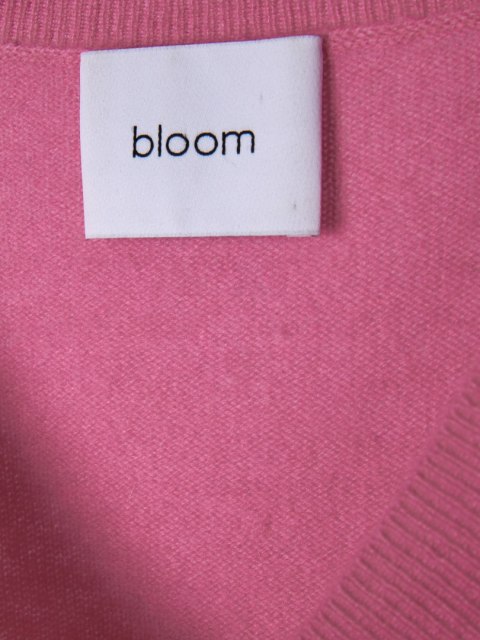 BLOOM delikatny jak chmurka sweter kaszmir energetyczny róż S
