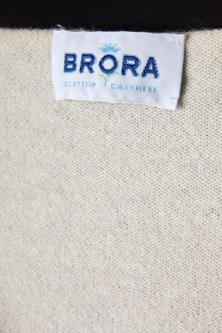 BRORA mięciutki luksusowy sweter kaszmir śmietankowy kolor 38