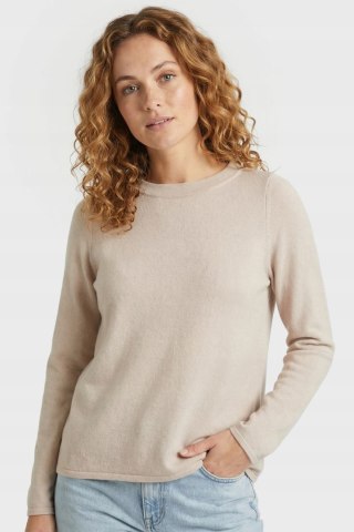 FTC CASHMERE luksusowy mięciutki sweter kaszmir pastelowy brudny róż M