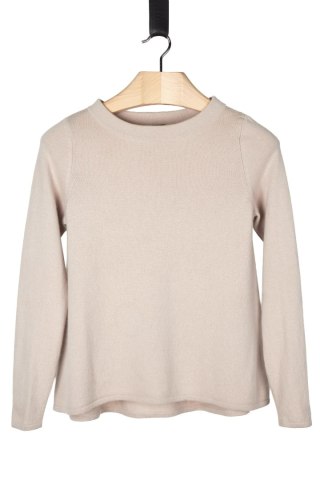 FTC CASHMERE luksusowy mięciutki sweter kaszmir pastelowy brudny róż M