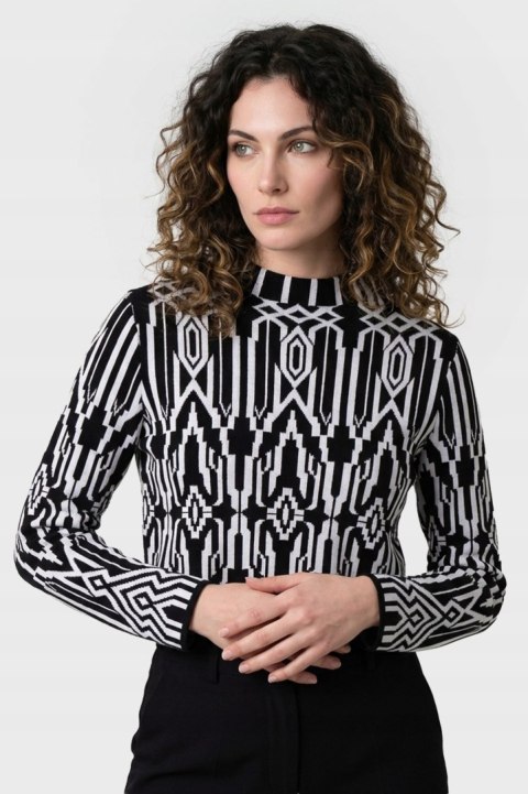 GERRY WEBER monochromatyczny mięciutki sweter bawełna L