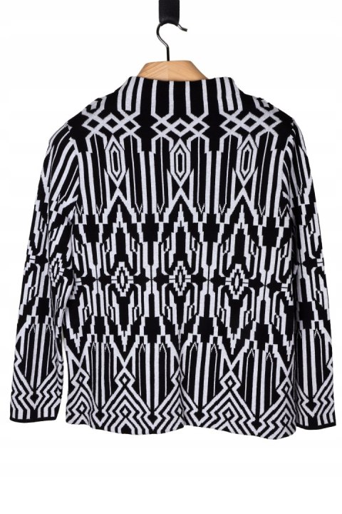 GERRY WEBER monochromatyczny mięciutki sweter bawełna L