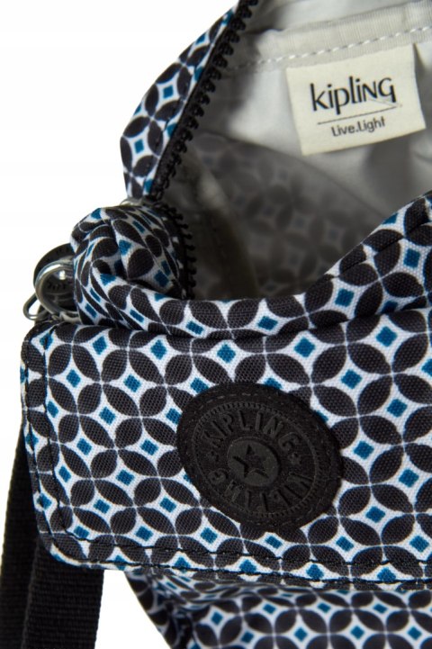 KIPLING mała torebka crossbody geometryczny wzór