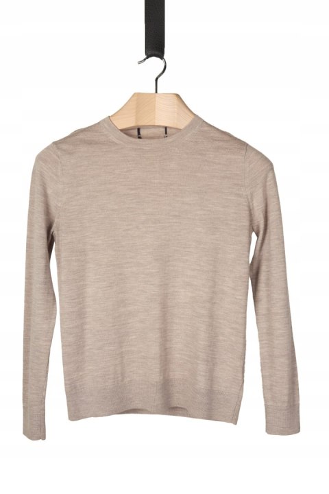 MARKS&SPENCER mięciutki sweter pure wełna merynosa kolor mole 40