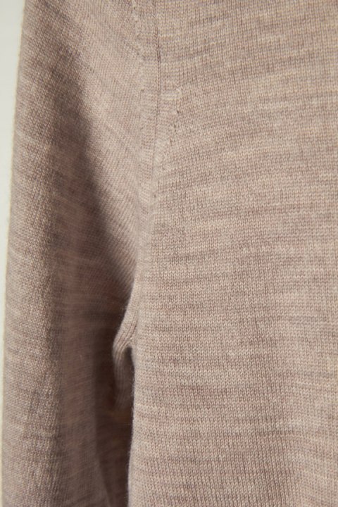 MARKS&SPENCER mięciutki sweter pure wełna merynosa kolor mole 40