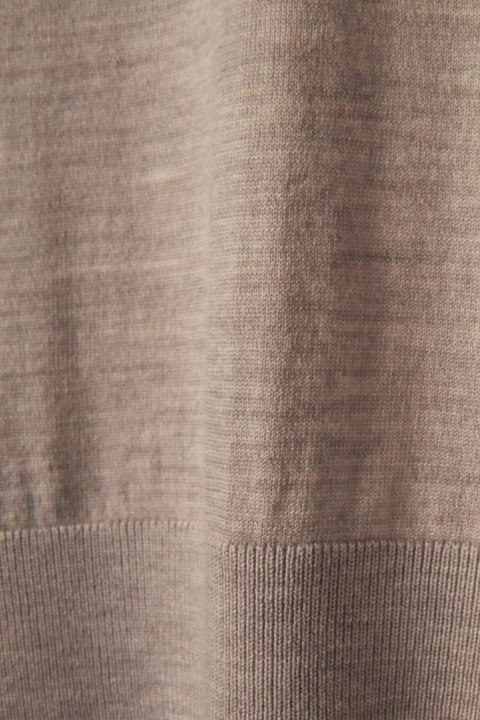 MARKS&SPENCER mięciutki sweter pure wełna merynosa kolor mole 40