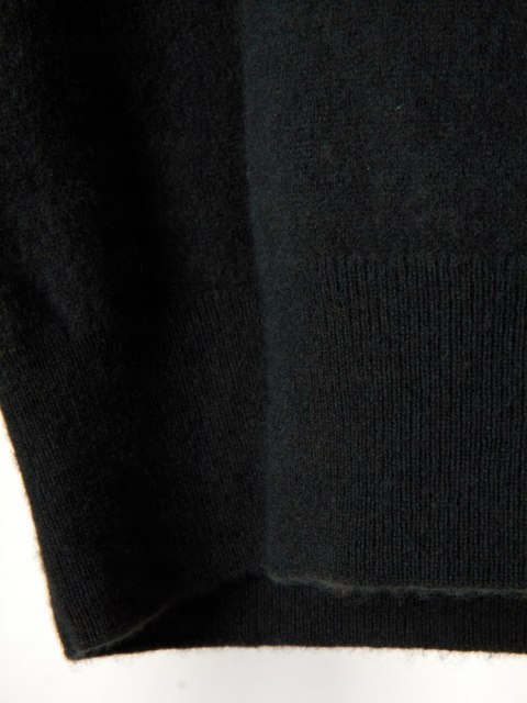 MASSIMO DUTTI mięciutki sweter wełna kaszmir ciemna butelkowa zieleń S