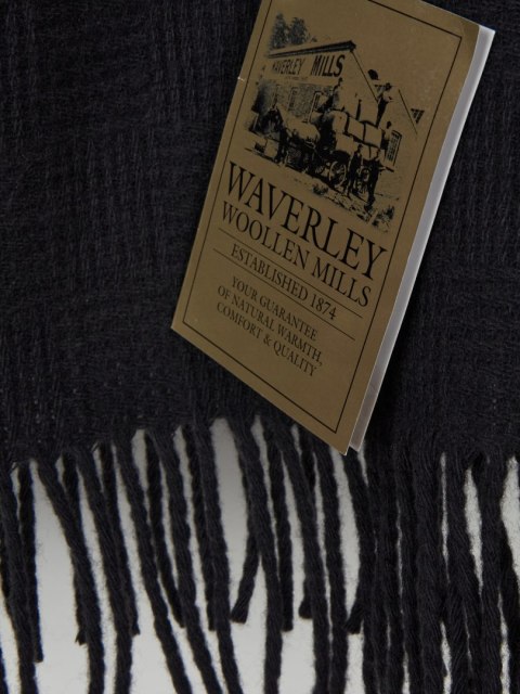 WAVERLEY MILLS ogromny szal otulacz ramion australijskiej marki wełna