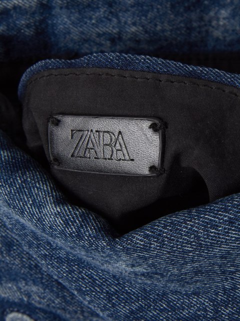 ZARA mała torebka na ramię jeans crossbody