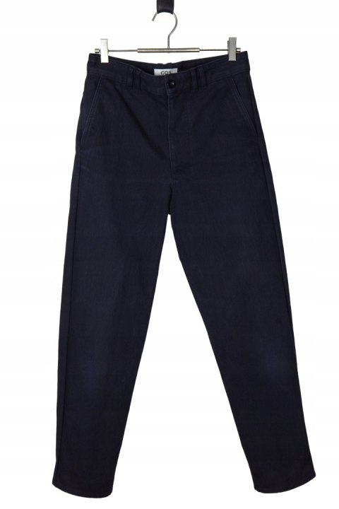 COS niebanalne spodnie jeans prosty krój 36