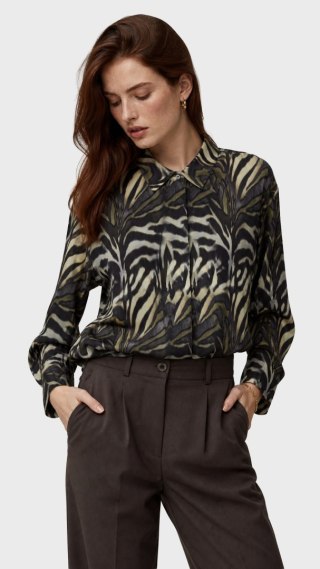 MARKS&SPENCER fenomenalna bluzka koszulowa chłodne cupro wiskoza 48