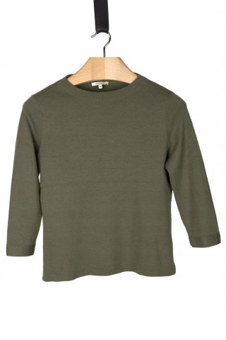 RENA MARX mięciutki sweter delikatna wełna kolor khaki 40
