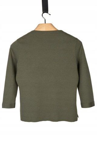 RENA MARX mięciutki sweter delikatna wełna kolor khaki 40