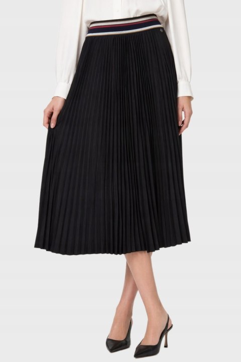RIVER WOODS nietuzinkowa spódnica plisowana elegancka czerń 36