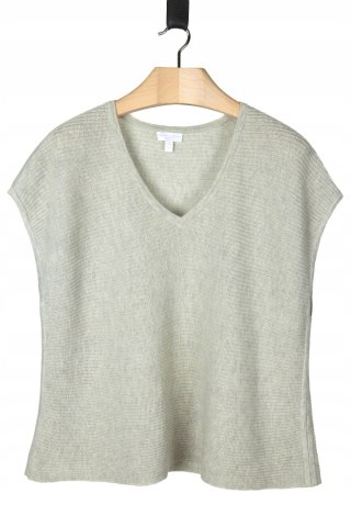 THE WHITE COMPANY mięciutki sweter kamizelka wełna kaszmir S/M/L oversize