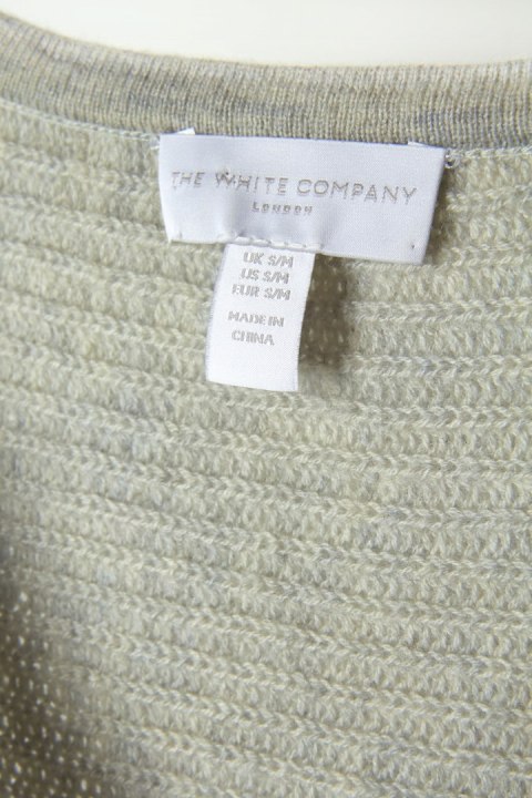 THE WHITE COMPANY mięciutki sweter kamizelka wełna kaszmir S/M/L oversize