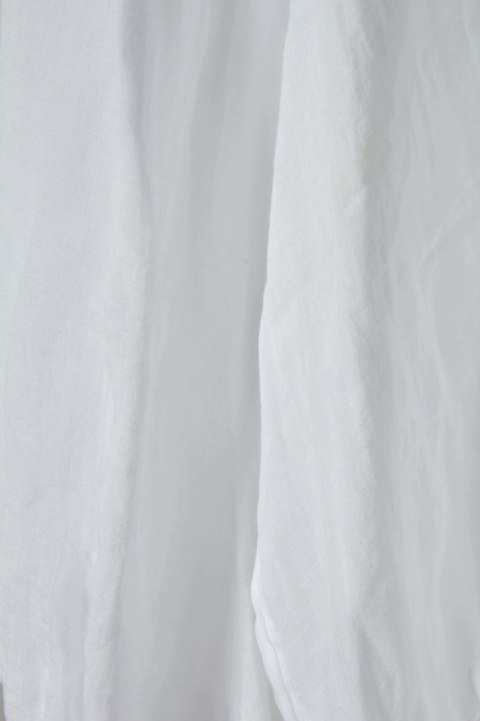 ZARA lekka bluzka koszulowa śnieżna biel lyocell ramia oversize one size