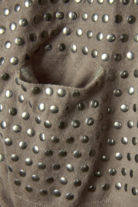 ALLUDE - nieziemsko mięciutki sweter kaszmir kakaowy kolor - S