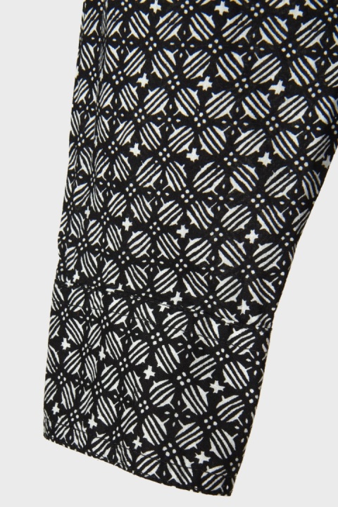 BENETTON niespotykana bluzka monochromatyczna geometryczny wzór bawełna XS