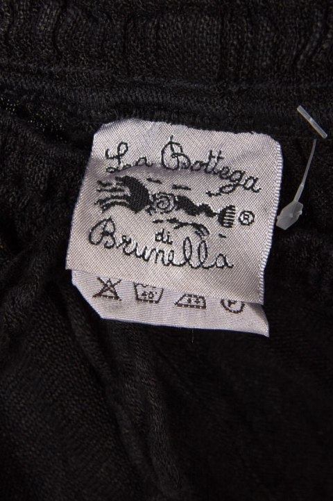 BOTTEGA DI BRUNELLA oryginalne włoskie rzemiosło fakturowany len L