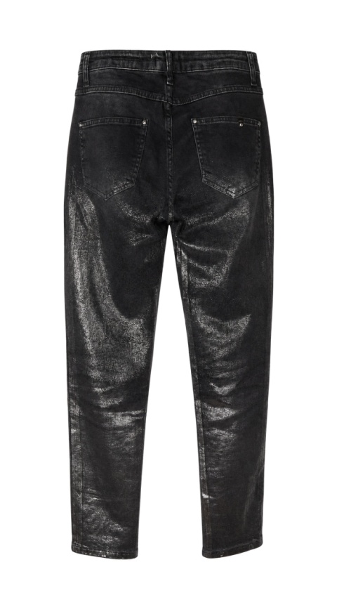 DISHE - spodnie jeans bogato zdobione boyfriend-28