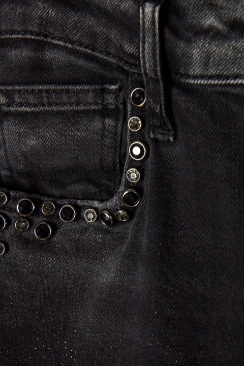 DISHE - spodnie jeans bogato zdobione boyfriend-28