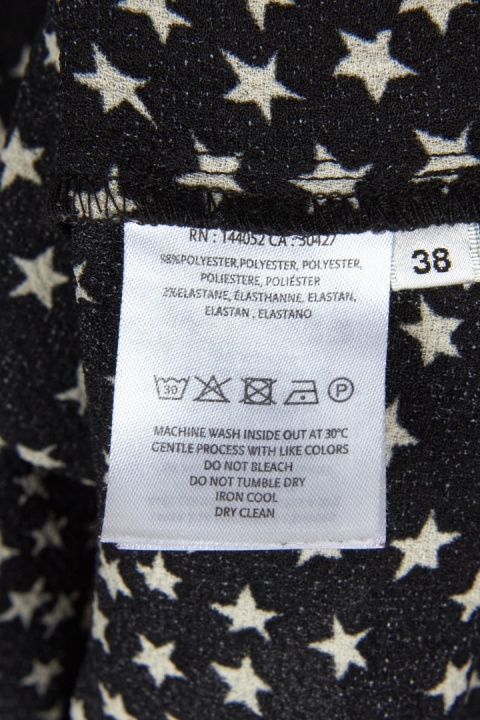 ESSENTIEL ANTWERP wyjątkowa bluzka oversize falbany gwiazdki M/L