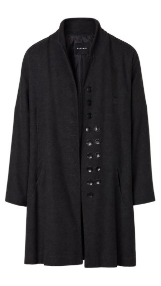 KOKOMARINA fenomenalny unikatowy francuski płaszcz luźny krój oversize S