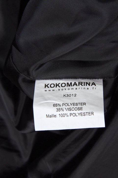 KOKOMARINA fenomenalny unikatowy francuski płaszcz luźny krój oversize S