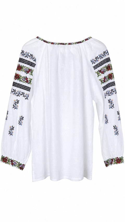 RODY'S FOREVER wyjątkowa bluzka koszulowa bawełna haft krzyżykowy L/XL