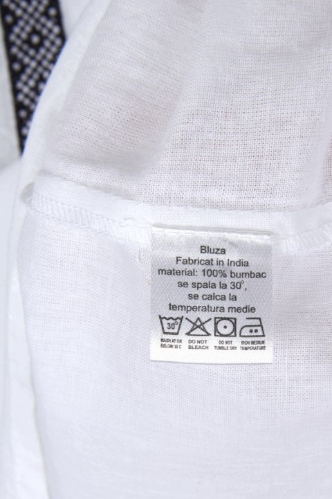 RODY'S FOREVER wyjątkowa bluzka koszulowa bawełna haft krzyżykowy L/XL