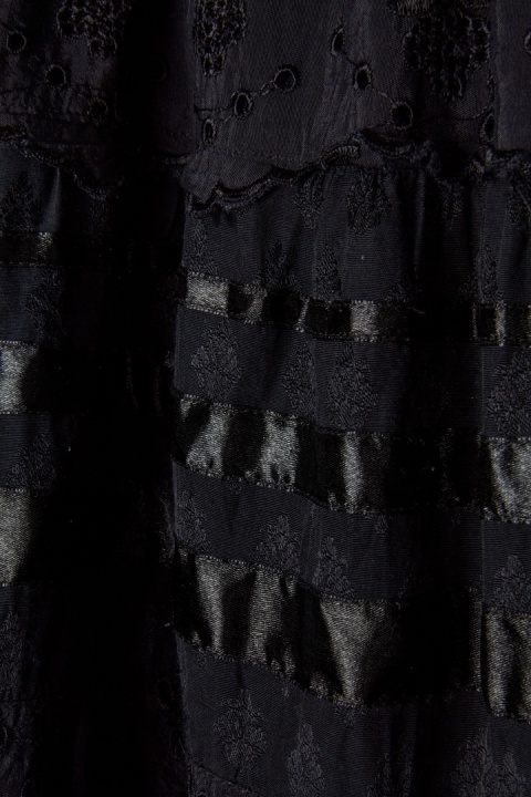 SCHIAPARELLI luksusowa spódnica vintage hafty falbanki - M