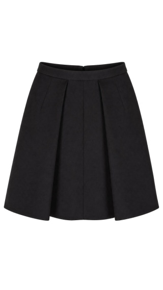 SONIA by SONIA RYKIEL niepowtarzalna spódnica głęboka elegancka czerń 38