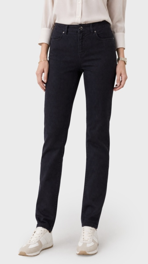 TRUSSARDI JEANS niezwykle mięciutkie spodnie bawełna lyocell elastan 27